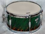 Custom-Green-Airbrushed-Snare-Drum 